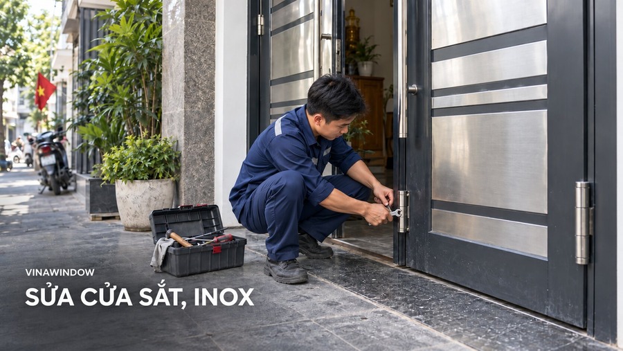 Sửa Cửa Sắt, Inox